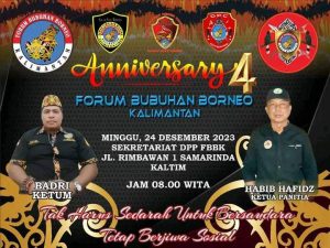 Forum Bubuhan Borneo Gelar Anniversary ke-4 Gelar Syukuran Dengan Anak Yatim Piatu di Sekretariat DPP FBB