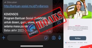 Hoax Situs Pendaftaran Bantuan Sosial Mengatasnamakan Kementerian Sosial