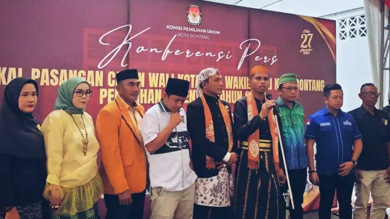 Meski Sempat Tertunda, Sutomo Jabir-Nasrullah Daftar Pilkada Bontang 2024 Sampaikan Program Prioritasnya