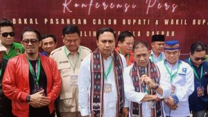 Didampingi Ribuan Pendukungnya FENA di Pilkada Kubar, Didukung 11 Parpol