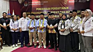 Resmi Daftar di Pilkada Berau 2024, Madri Pani-Agus Wahyudi Diusung Enam Parpol