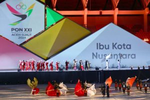 Pembukaan PON Aceh-Sumut 2024: Kontingen Ibu Kota Nusantara Tampil Memukau