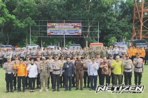 Polres Lamandau Gelar Apel Pasukan Operasi Lilin Telabang 2024 untuk Pengamanan Natal dan Tahun Baru