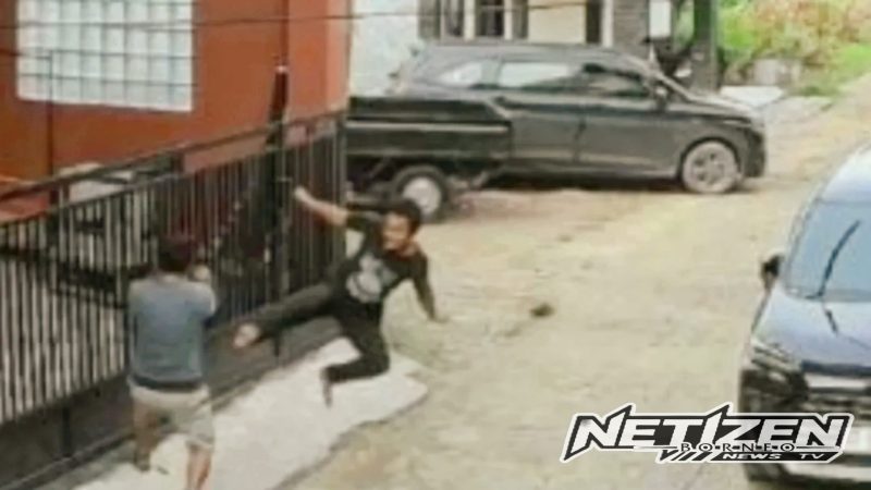 Viral! Warga Samarinda Nekat Kejar dan Hadang Terduga Maling di Jalan Antasari