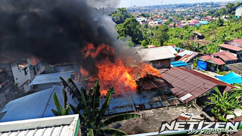 Musibah Kebakaran di Sumber Rejo Balikpapan: Tak Ada Korban Jiwa, Kerugian Material Besar