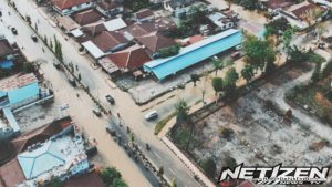 Banjir Kiriman Sungai Kayan Genangi Tanjung Selor, Sejumlah Ruas Jalan dan Permukiman Terendam