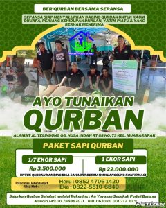 SEPANSA Ajak Masyarakat Tunaikan Ibadah Qurban di Bulan Zulhijjah 1446 H