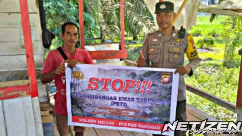 Polsek Meliau Gencarkan Sosialisasi Larangan PETI demi Lindungi Lingkungan dan Warga