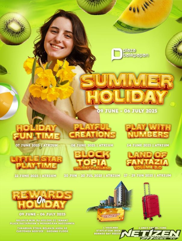 Plaza Balikpapan Suguhkan Liburan Seru Bertema Summer Holiday, Land of Fantazia 3 Jadi Magnet Utama!