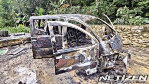 Mobil Terbakar Saat Diperbaiki, Pemilik Alami Luka Bakar Ringan