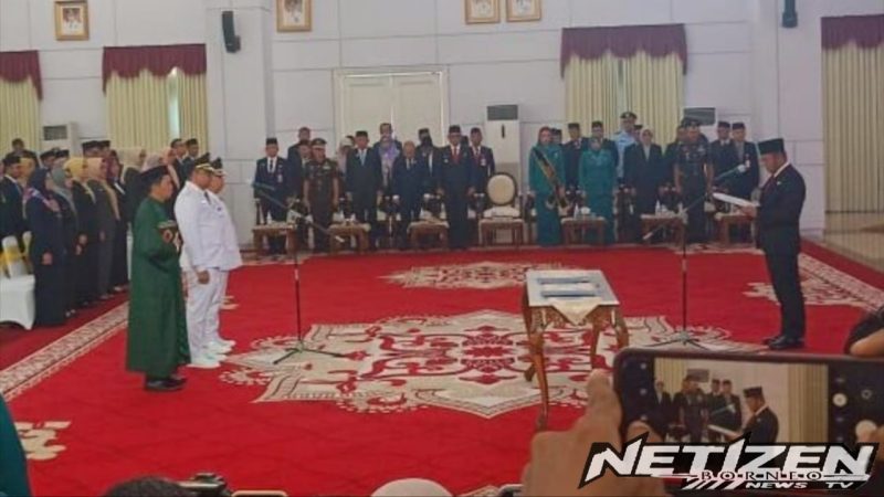 Gubernur Lantik Aulia–Rendi, Kukar Siap Memasuki Era Baru