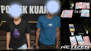 Polsek Kuaro Tangkap Dua Pemuda Simpan Sabu dalam Bungkus Rokok di Jok Motor