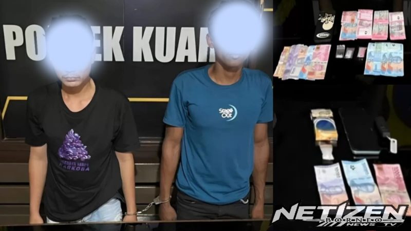 Polsek Kuaro Tangkap Dua Pemuda Simpan Sabu dalam Bungkus Rokok di Jok Motor