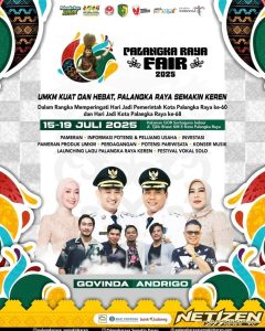 Palangka Raya Fair 2025 Siap Digelar, Wujudkan UMKM Hebat dan Kota Semakin Keren