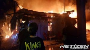 Diduga Sakit Hati, Karyawan Bakar Dua Kafe dan Warung di Merano Sintang