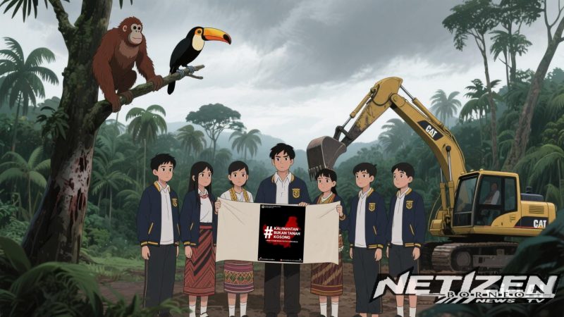 Viral! BEM se-Kalimantan Tegaskan: “Kalimantan Bukan Tanah Kosong”