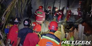 Korsleting Listrik Diduga Picu Kebakaran Sarang Walet di Lempake Samarinda, Meski Diguyur Hujan