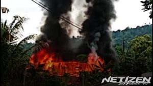 Rumah Ludes Terbakar Saat Pemilik Jualan Ikan, Kerugian Capai Rp75 Juta