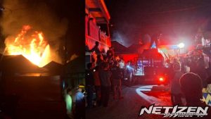 Kebakaran Hebat di Kotabaru Hulu, Dua Rumah Ludes Terbakar