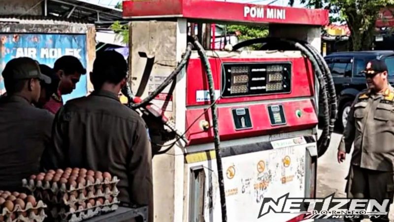 Satpol PP Balikpapan Tertibkan Penjual BBM Eceran Tak Sesuai Standar, Fokus Cegah Bahaya Kebakaran