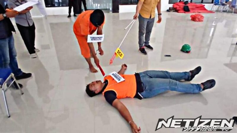 31 Adegan Rekonstruksi: Tersangka Penganiayaan Hingga Tewas di PPU Diperagakan