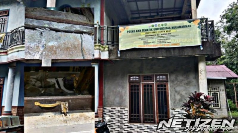 Posko Mahasiswa KKN Unmul Dibobol Maling Saat Hadiri Acara Nikah Adat di Kampung Pepas Eheng