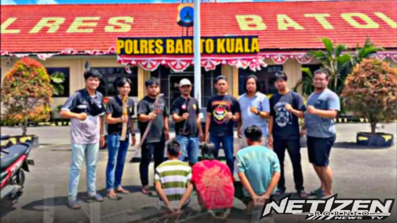 Kurang dari 24 Jam, Polisi Ringkus 3 Pelaku Pengeroyokan Brutal di Barito Kuala