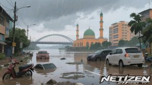 Banjir Kepung Samarinda, Sejumlah Ruas Jalan Lumpuh Total