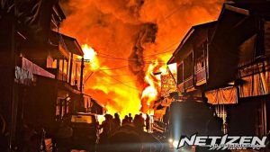 51 Rumah dan Toko di Nunukan Ludes Terbakar, Diduga Akibat Korsleting Listrik