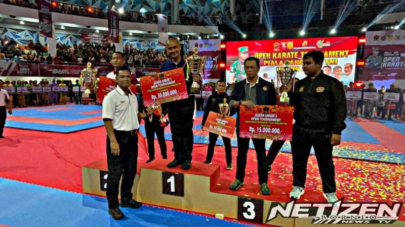 Open Karate Tournament Piala Panglima TNI 2025 Sukses Digelar di Balikpapan
