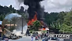 Bangunan Kayu Cepat Terbakar, Ruko di Sekatak Bulungan Ludes dalam 15 Menit